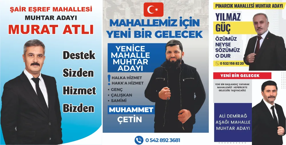 Muhtar Adayları Görücüye  Çıkmaya Başladı